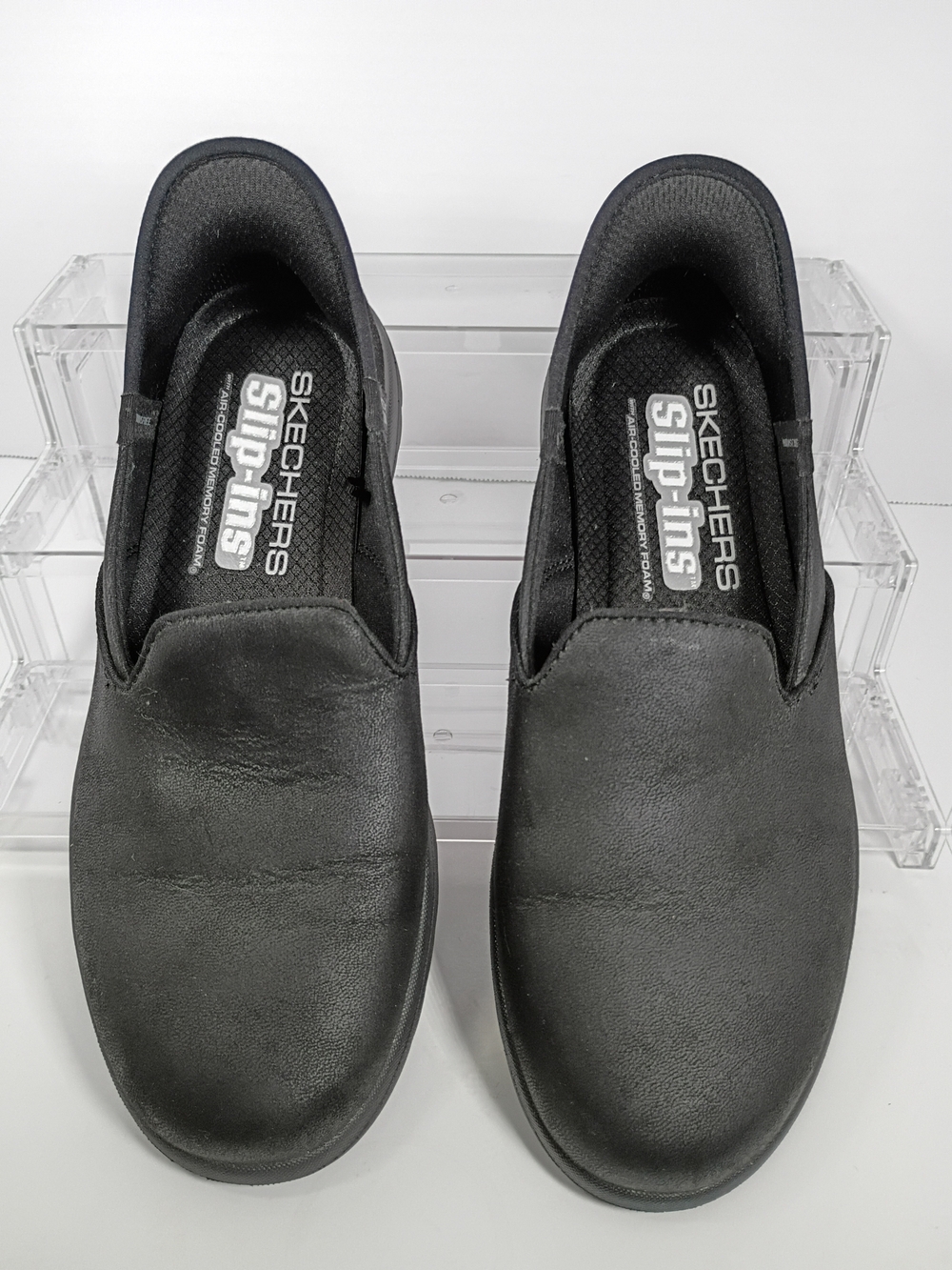 SKECHERS Slip-ins Women's Black Fabric Slip-On Comfort Casual Shoes US 7 EU 37